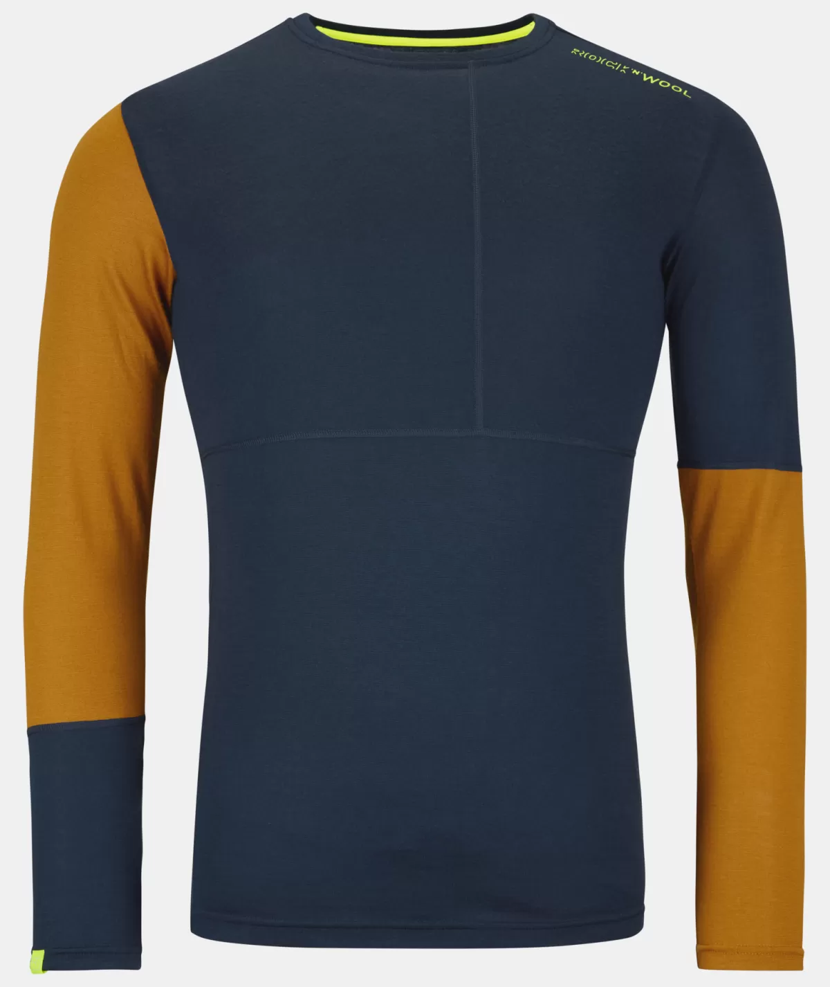 ORTOVOX 185 ROCK'N'WOOL LONG SLEEVE M deepocean Flash Sale