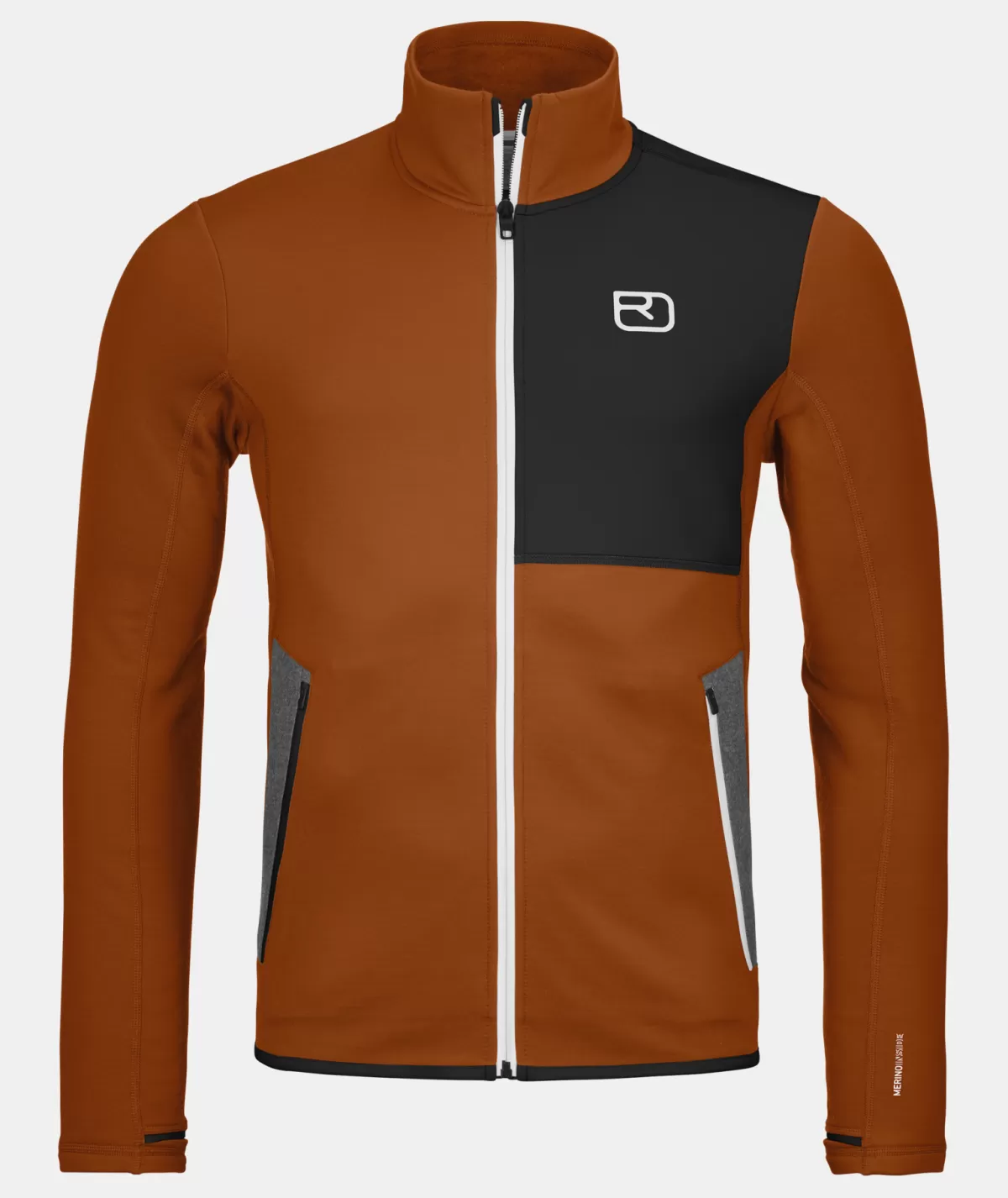 ORTOVOX FLEECE JACKET M bristlebrown Flash Sale