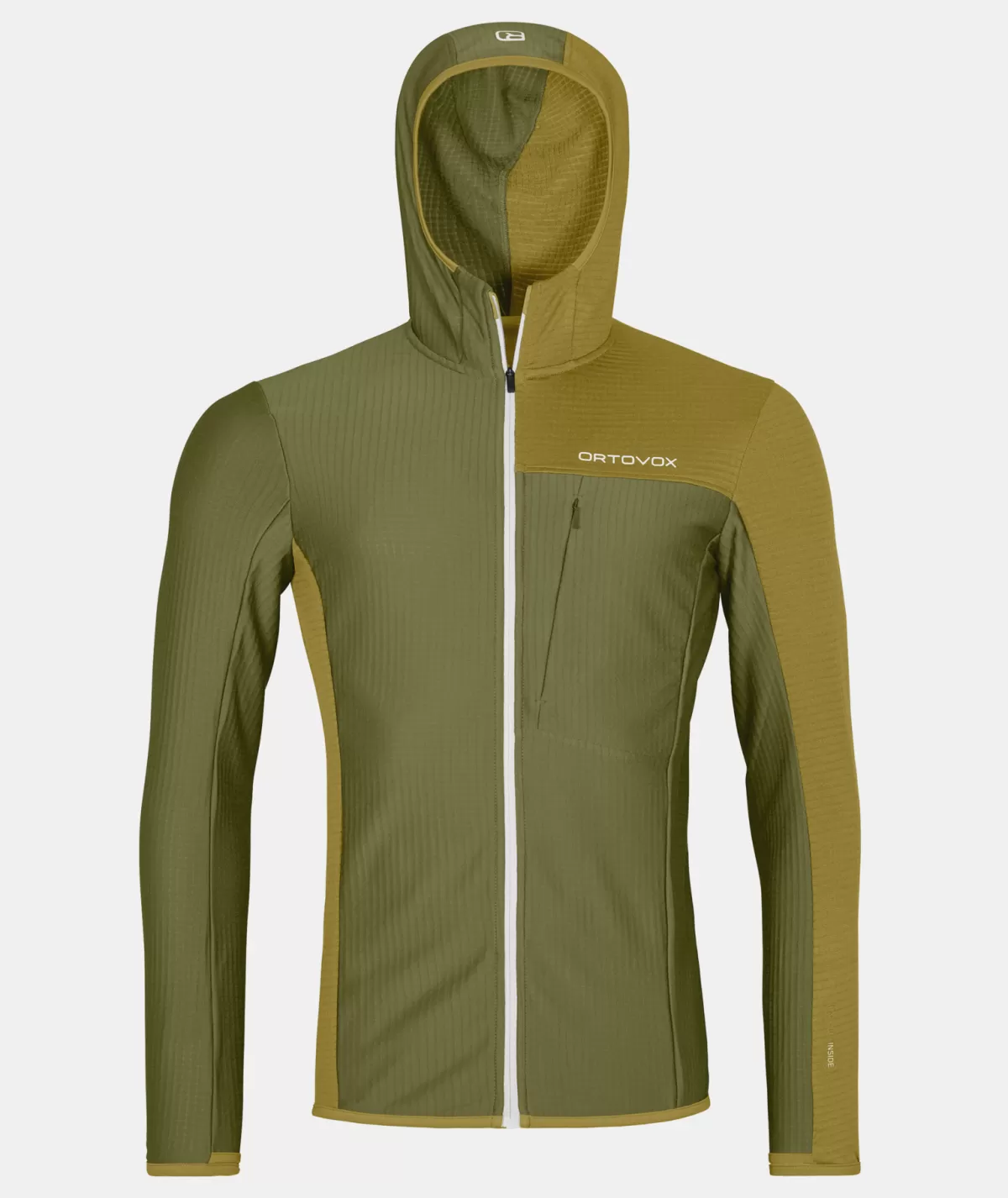 ORTOVOX FLEECE LIGHT GRID HOODED JKT M wildherbs Outlet